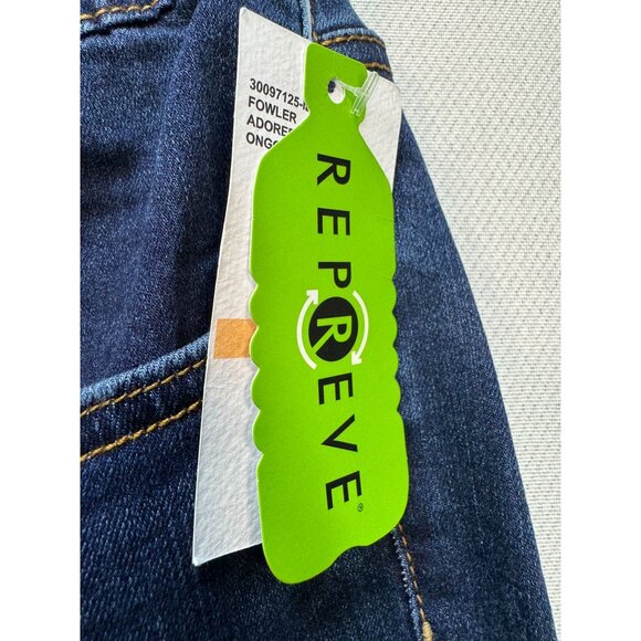 Jessica Simpson Adored High Rise Wide Crop Jeans 24W Denim Blue Button Fly - Picture 5 of 16